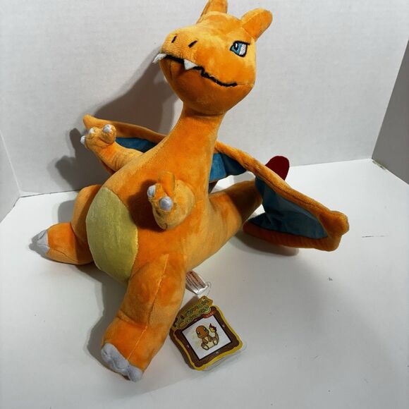 Pokémon Center Canvas Charizard Plush 2011 Japan Exclusive NWT Rare Collectible - Picture 2 of 8